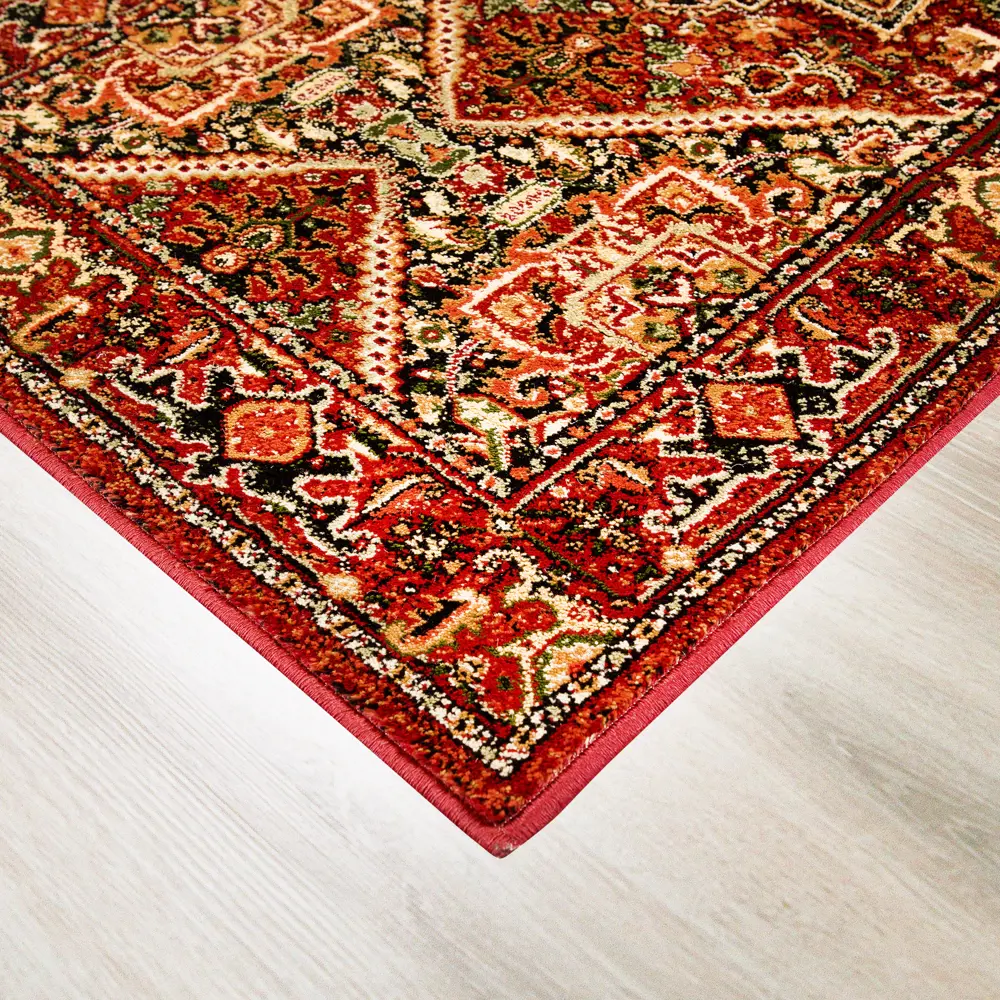 Ковер полипропилен Измир D195B 80x150 см цвет красный MERINOS STLM-2203607 - Вид №1