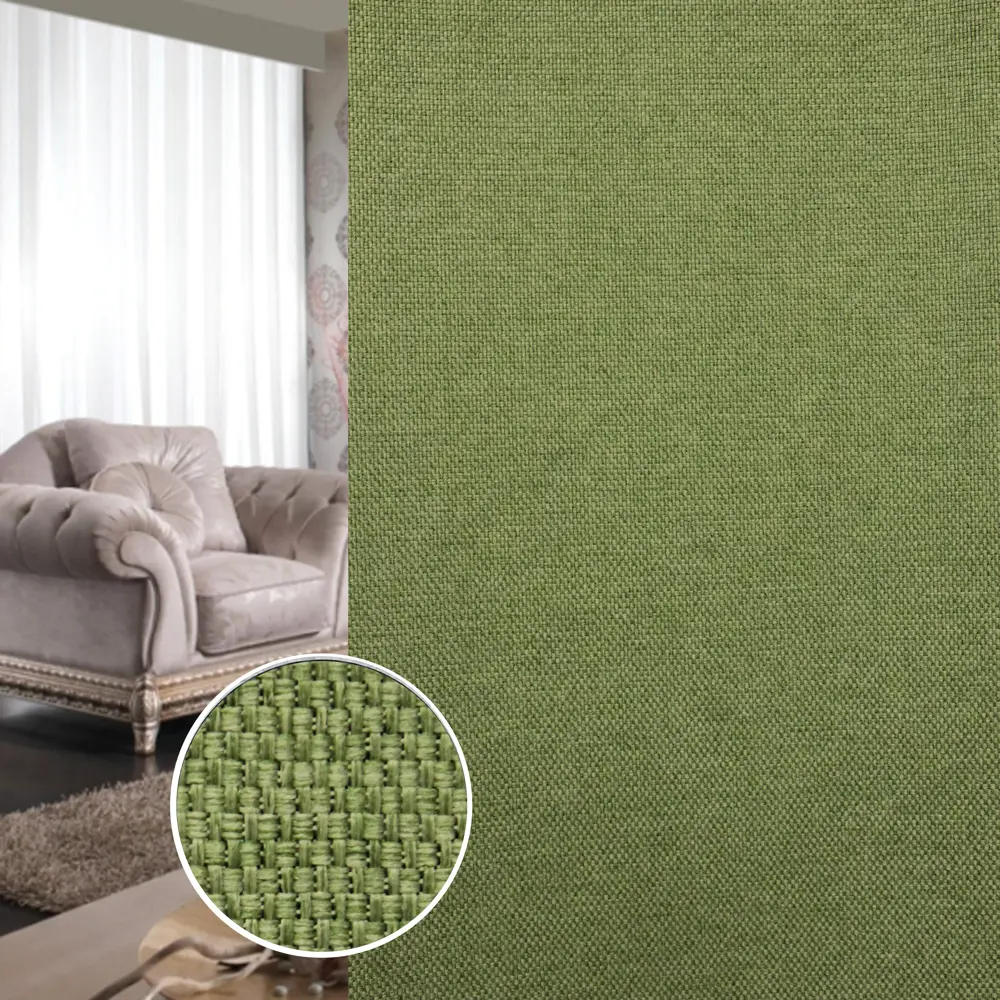 Santreyd Димаут лён - ткань для штор зеленого цвета 280 см 83868920 STLM-1417792 - Вид №2