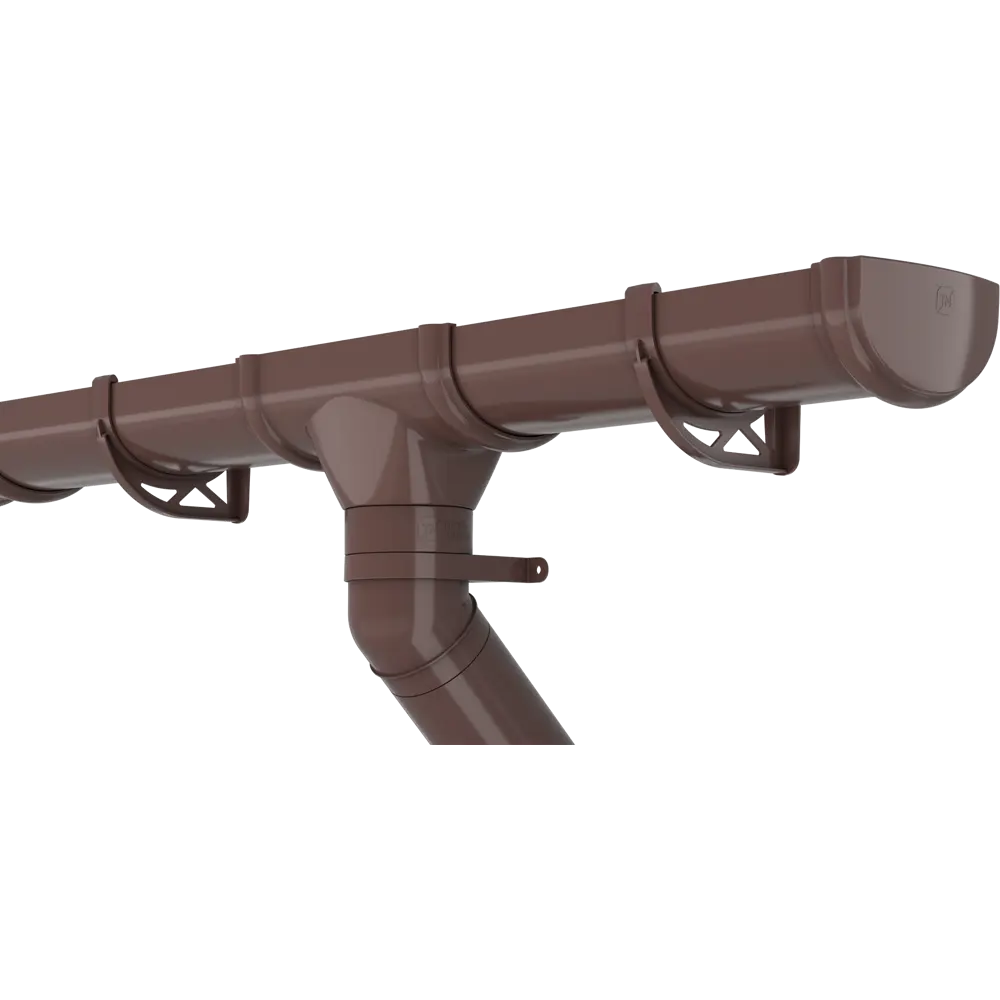 Заглушка желоба ПВХ Технониколь Оптима 29 мм 120 мм цвет коричневый STLM-2193749 - Вид №2