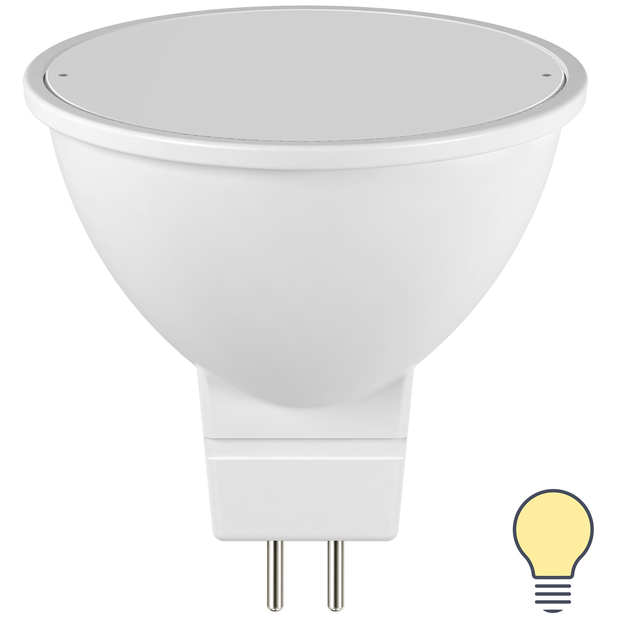 82991617 Лампа светодиодная Clear G5.3 175-250 В 6 Вт прозрачная 500 лм теплый белый свет STLM-0038580 LEXMAN