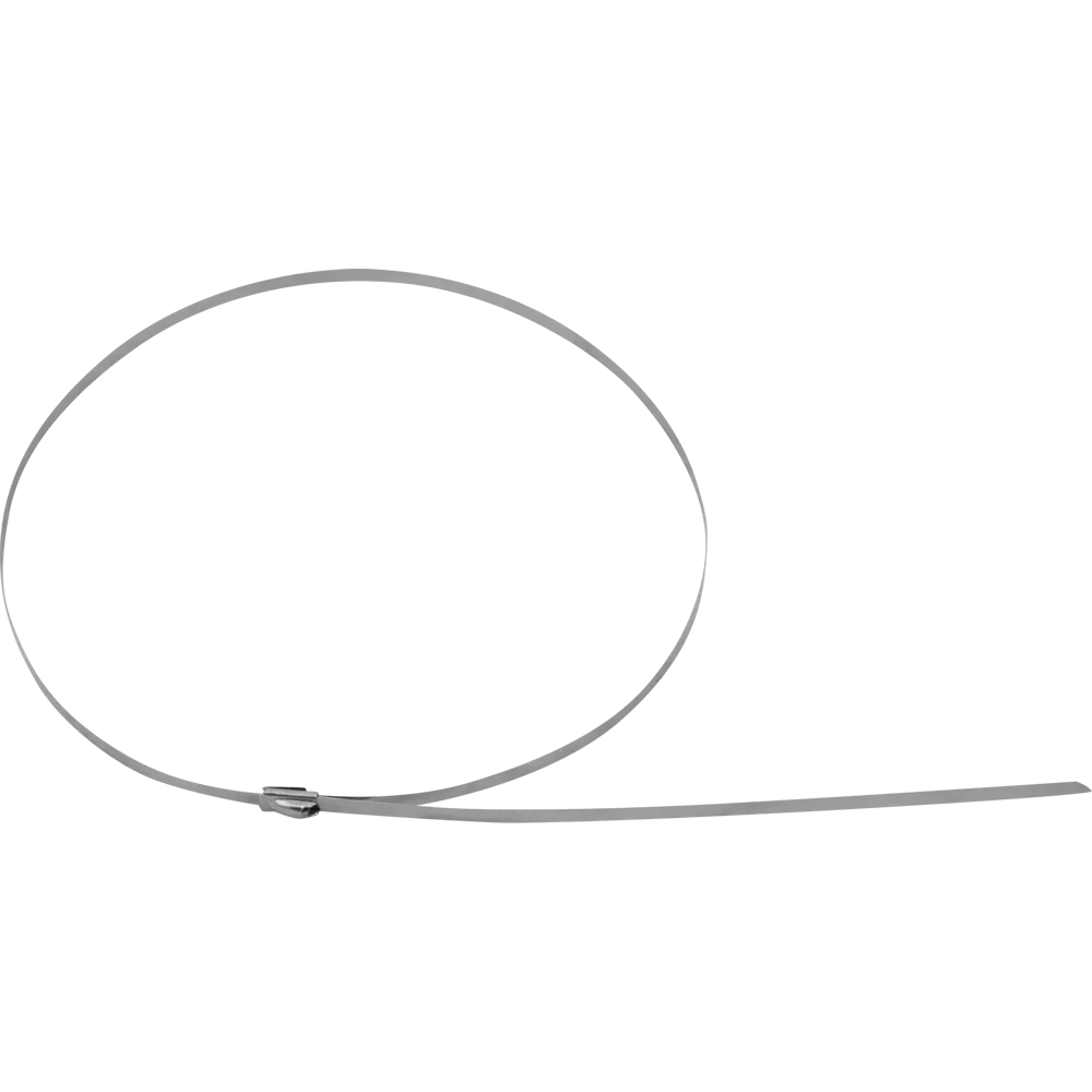 Кабельная стяжка 4.6x800 мм сталь цвет серый 2 шт Santreyd STLM-2009143 - Вид №1