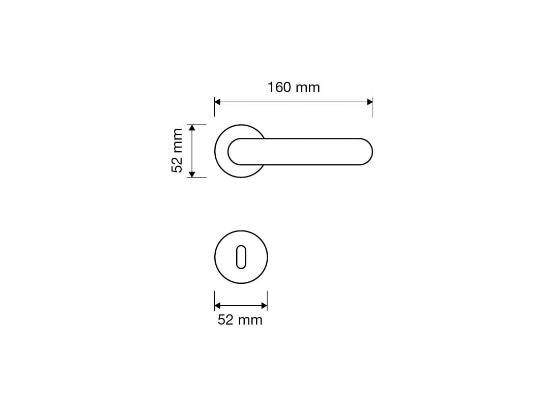 Латунная ручка с насадкой LINEA CALI' ARCH-00146681 - Вид №3