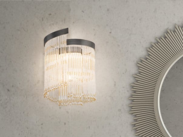 Настенный светильник с кристаллами Patrizia Volpato Венеция ARCH-00044594