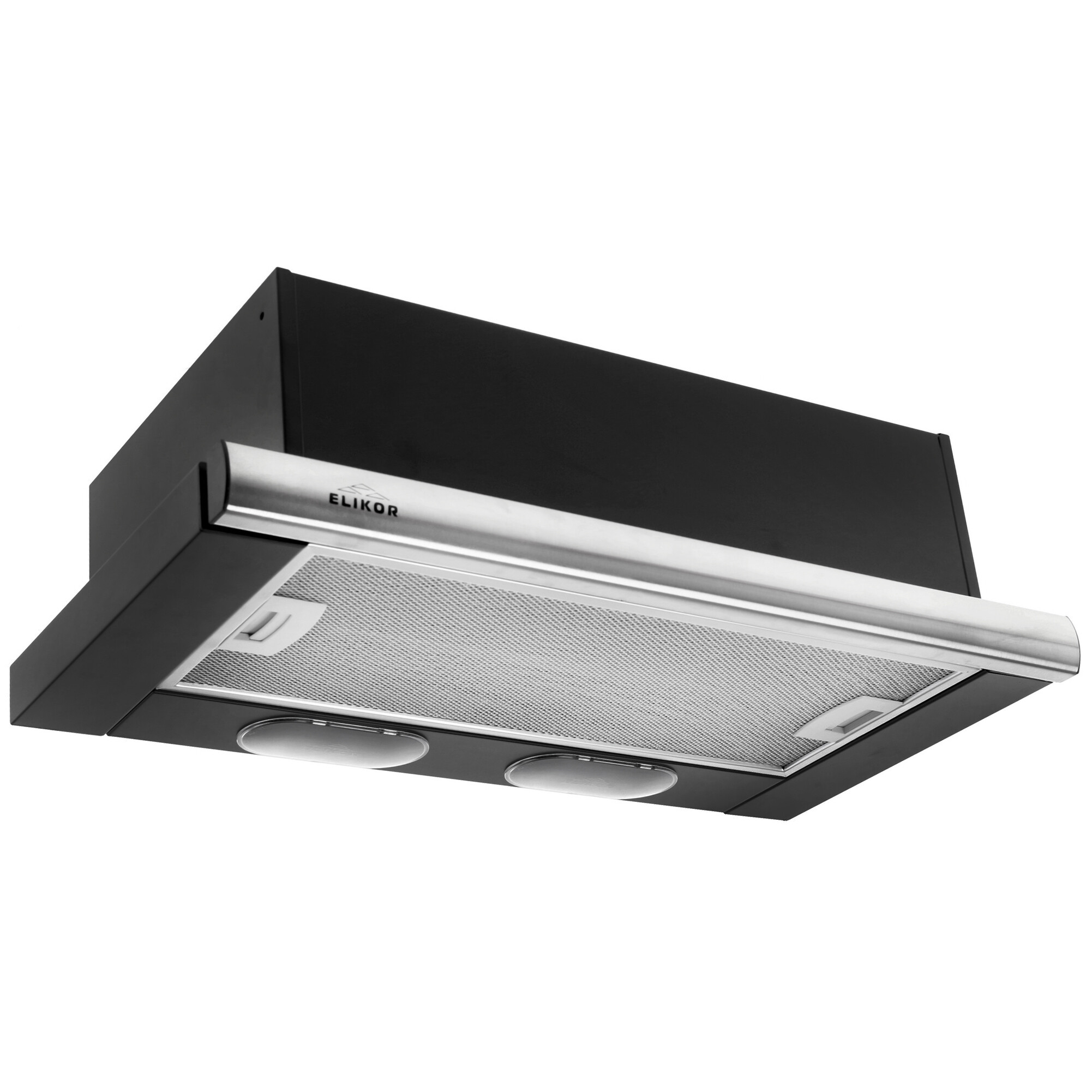 1040498 Вытяжка телескопическая ELIKOR Интегра 60П-400-В2Л черный/серебристый STDN-0081939