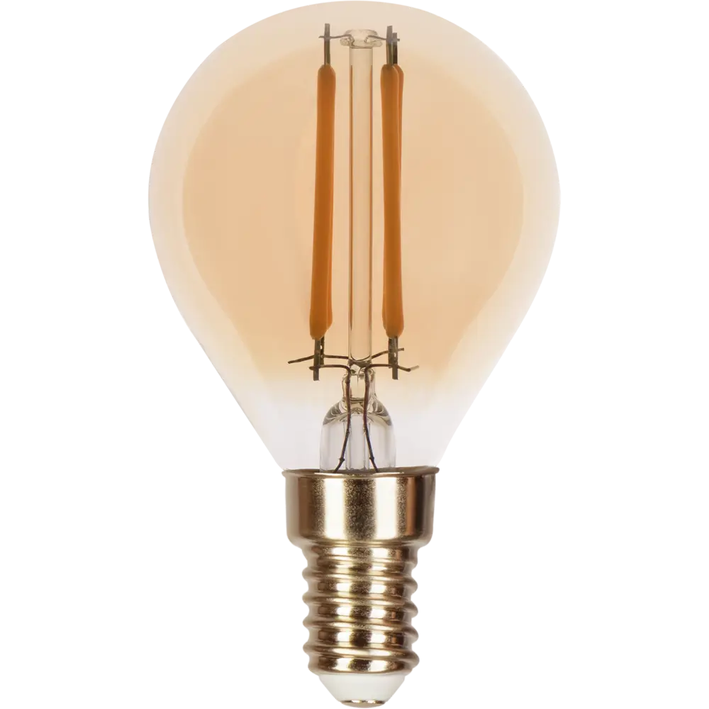 Лампа светодиодная Gauss Filament Globe E14 5 Вт 400 Лм свет тёплый белый Santreyd STLM-2113072