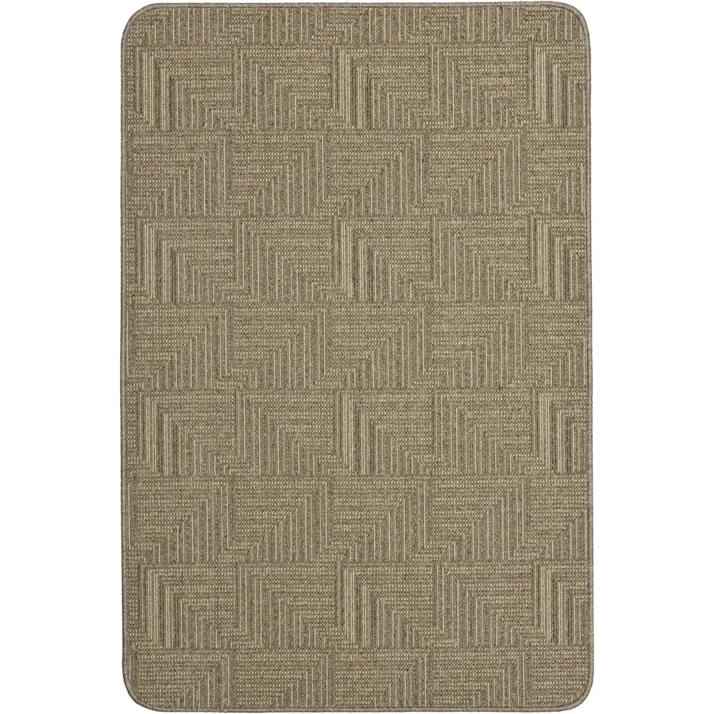 Коврик Polar 80x120 см полипропилен цвет мокко/бежевый 82207851 STLM-2065761 Santreyd 