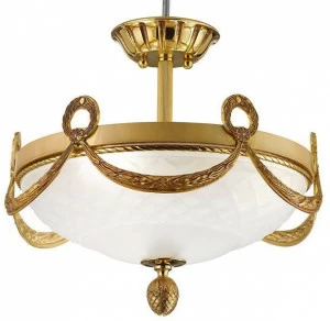 Possoni Illuminazione Полуоткрытое французское золото со стеклом Cloe 1741/3sf