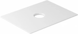 Ceramic shelf with SX-DX hole (reversible) 61x46 Белый 2050 GALASSIA Tabulae