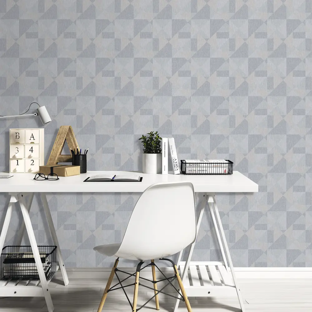 Обои флизелиновые Inspire Anna серые 1.06 м 968699 STLM-2044085 - Вид №2