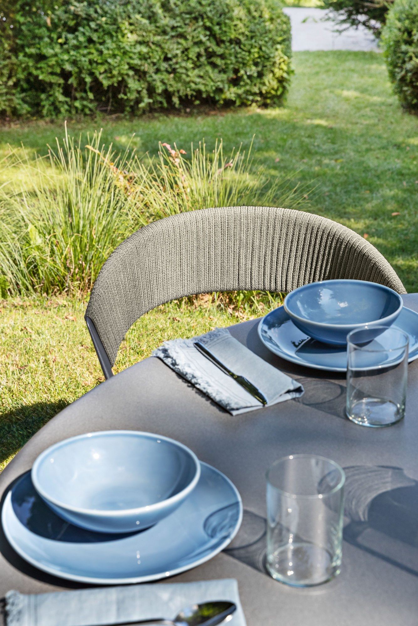 Алюминиевый и тканевый садовый стул с подлокотниками FAST Ria ARCH-00095179 - Вид №8