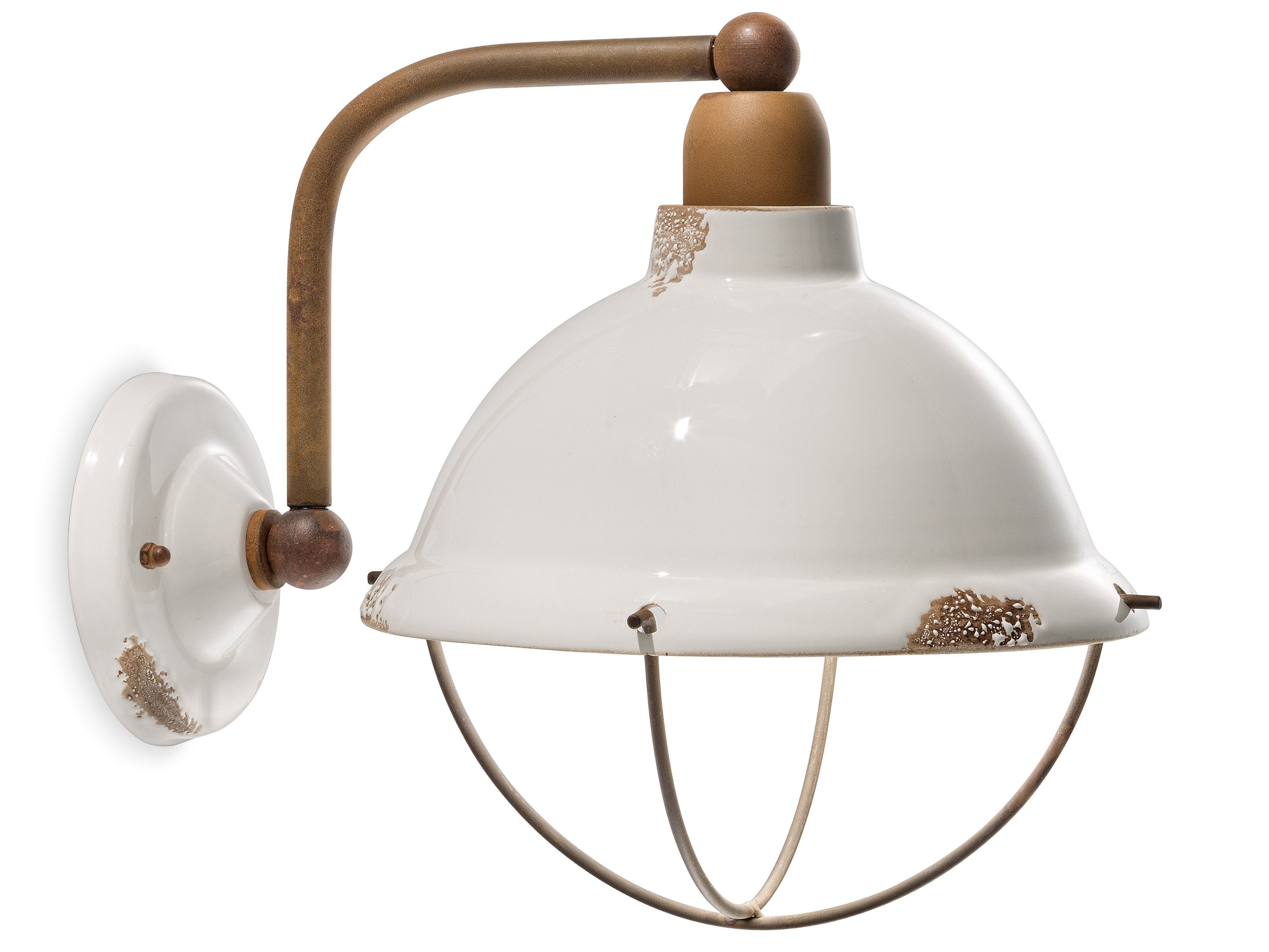 Керамический фонарь с фиксированным кронштейном FERROLUCE Industrial ARCH-00104189 - Вид №1