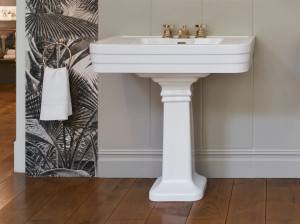 Прямоугольная раковина на колонне