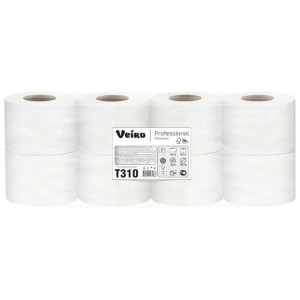Т310 Veiro Туалетная бумага в рулонах Veiro Professional Premium Т310 8 рулонов по 16,2 м