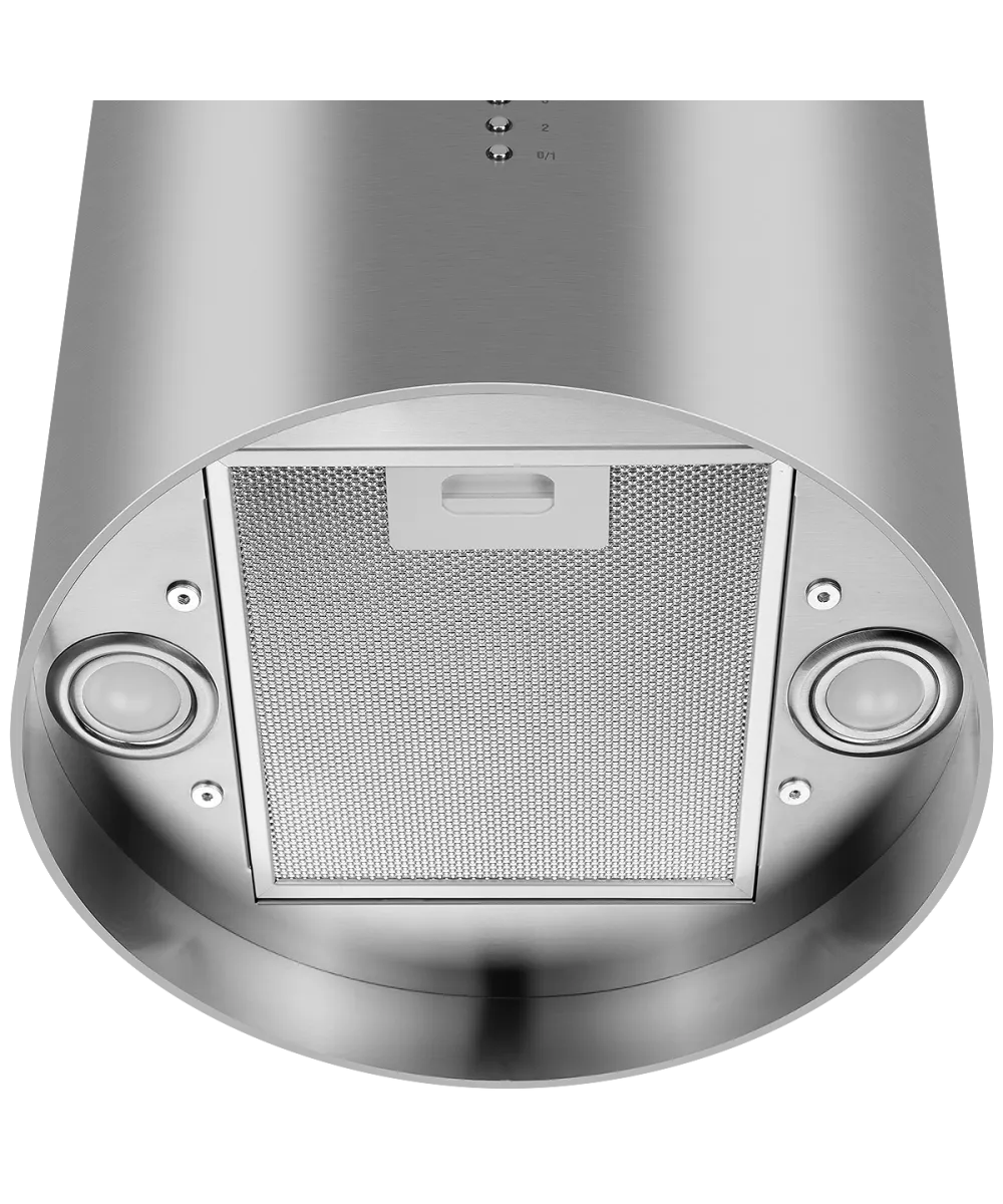 8146641 Вытяжка островная Kuppersberg TUBA X серебристый STDN-0085643 - Вид №2