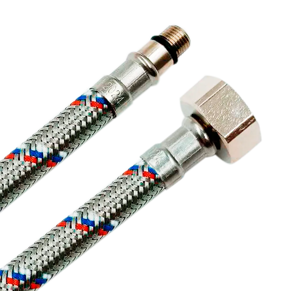 РОСТЕРМ - Гибкая подводка для смесителя с оплеткой из нержавеющей стали 89409402 STLM-1567037