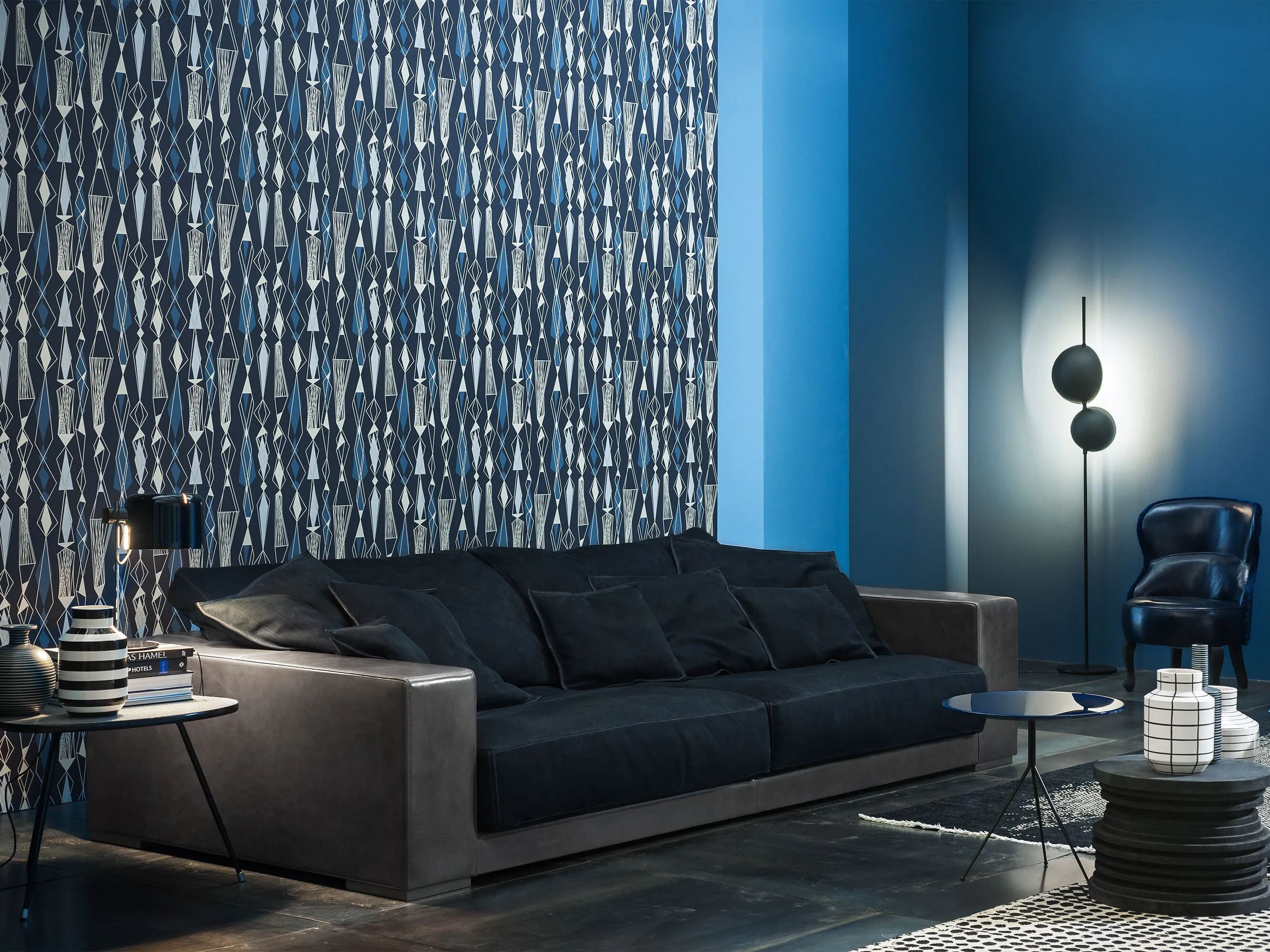 Кожаный линейный диван Baxter BUDAPEST ARCH-00084279 - Вид №4