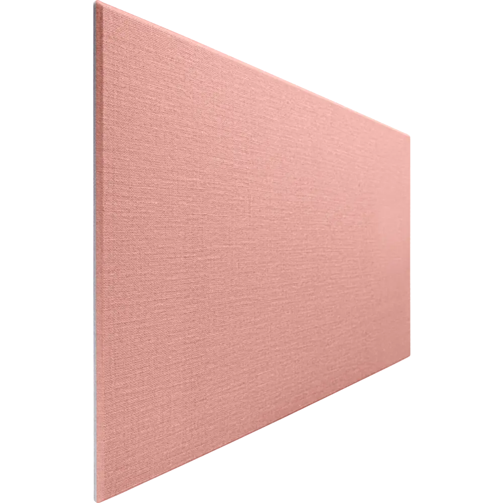 Панель полиэстеровая 9мм 600х400 мм цвет розовый РСП STLM-2123014 - Вид №3
