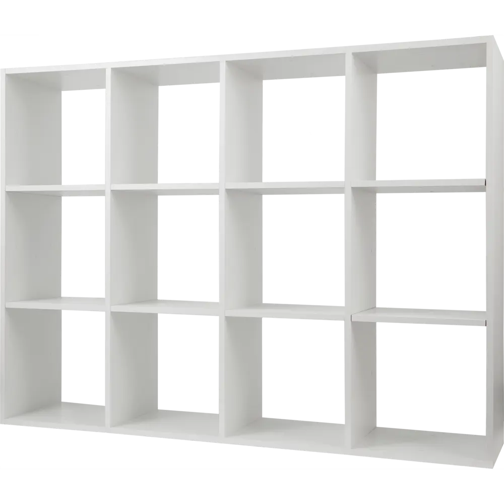 Стеллаж Spaceo KUB 12 секций 139.2x104.9x31.7 см ЛДСП цвет белый STLM-2101843 - Вид №4