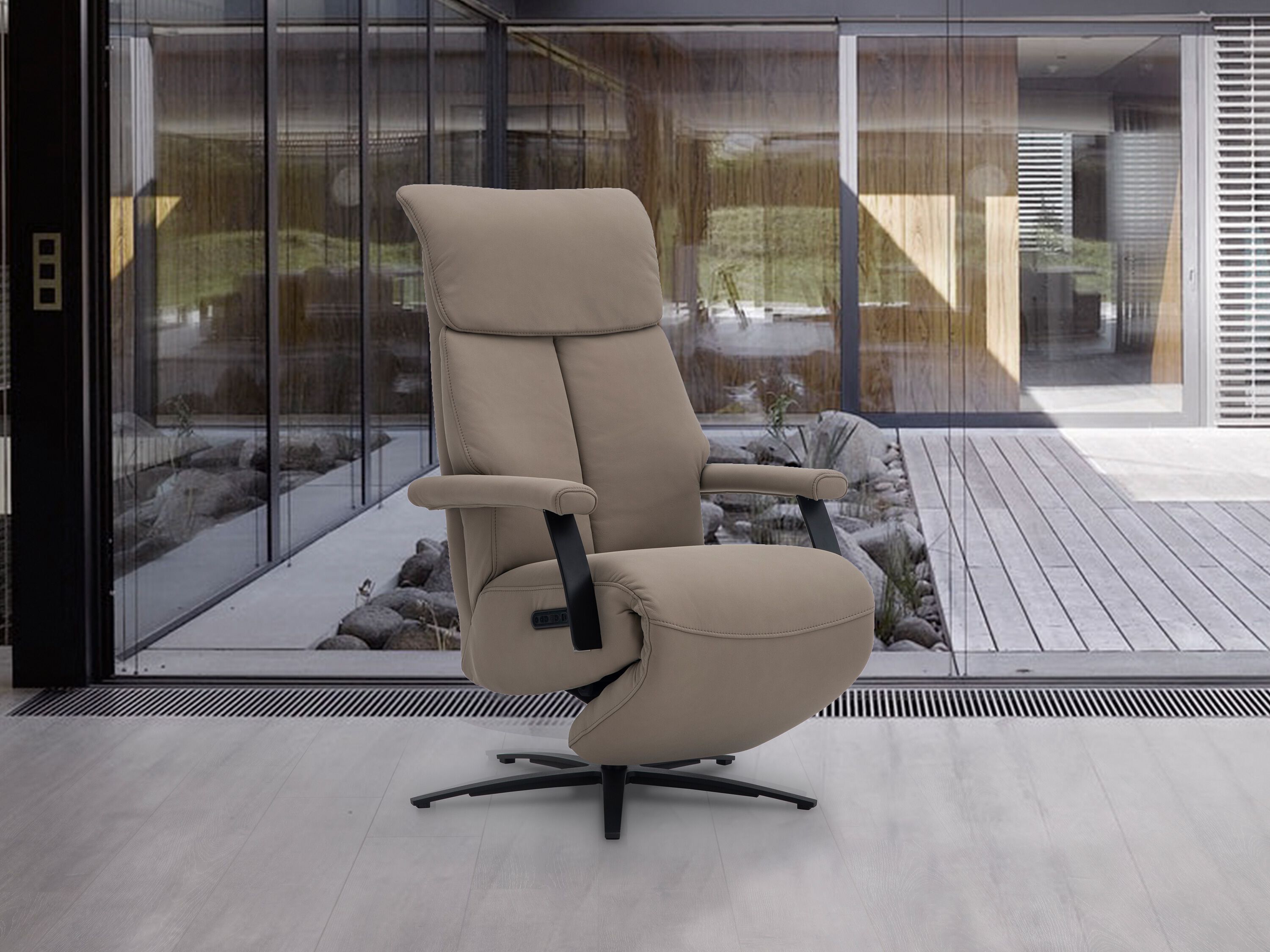 Кожаное кресло с откидывающейся спинкой с электрическим движением CAMPO DE' FIORI CL041 ARCH-00067239 - Вид №22