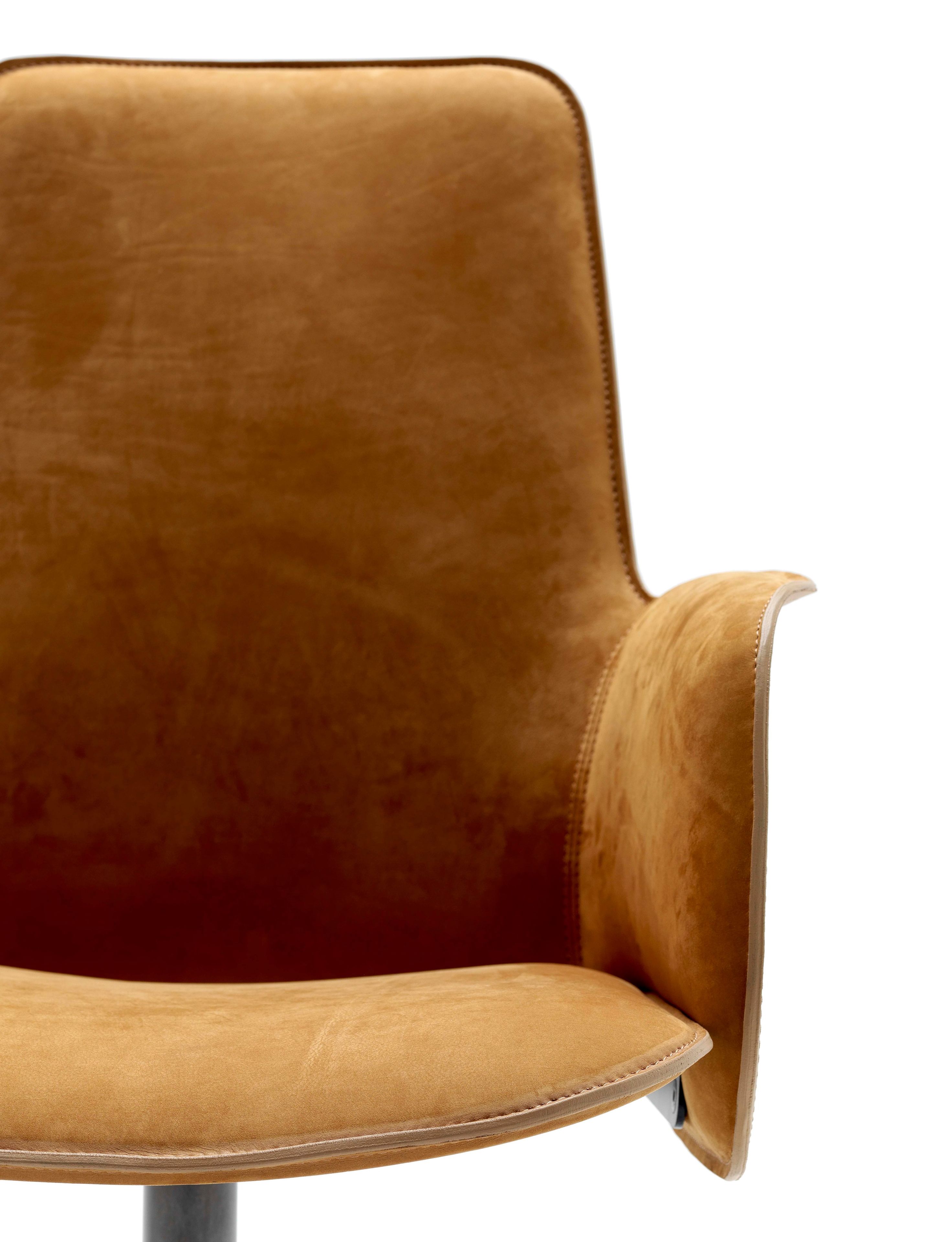 Кожаный стул с подлокотниками Fasem Electa ARCH-00115932 - Вид №10