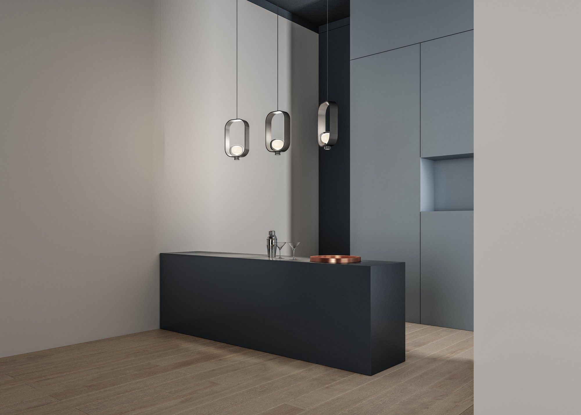 Окрашенный металлический подвесной светильник Tooy Filipa ARCH-00089216