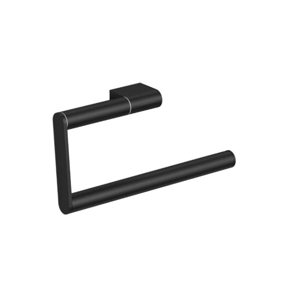 28038A-BP Полотенцедержатель подвесной цвет черный матовый LANGBERGER Accessories, BLACK EDITION