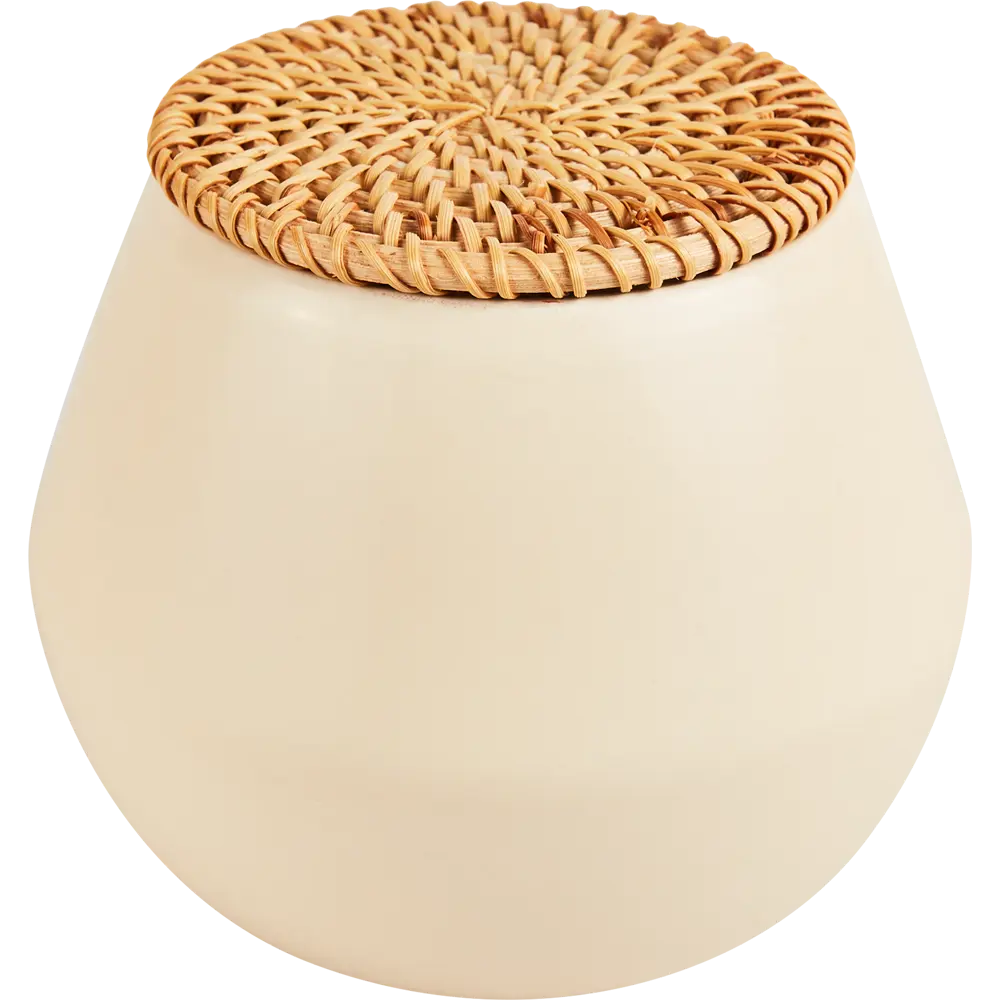 Свеча ароматизированная в стакане Ваниль и специи цвет слоновая кость 13 см Atmosphera STLM-2108203 - Вид №2