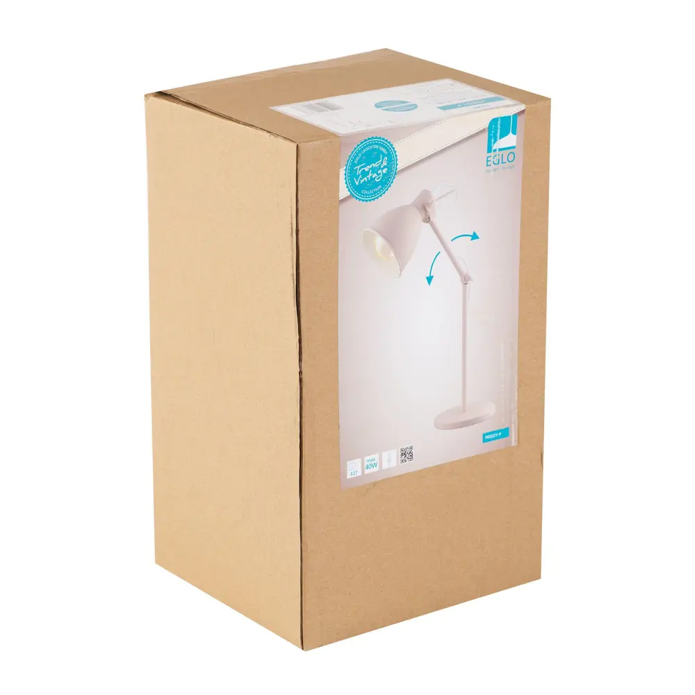 Настольная лампа Eglo «Priddy-P» 1хЕ27х60 Вт цвет абрикосовый STLM-2168620 - Вид №5