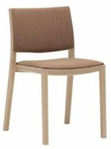 Andreu World Мягкое деревянное кресло Duos Si2752