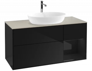 Villeroy&Boch Тумба под раковину Прямоугольная версия FA73PHPH Finion Glossy Black Lacquer