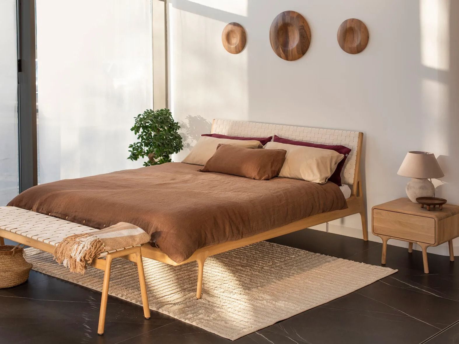 Прямоугольная тумбочка из дуба с ящиками Gazzda Фавн ARCH-00005404 - Вид №6