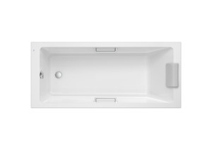 A248578001 Прямоугольная акриловая ванна с гидромассажем Tonic и сливным комплектом ROCA Vythos