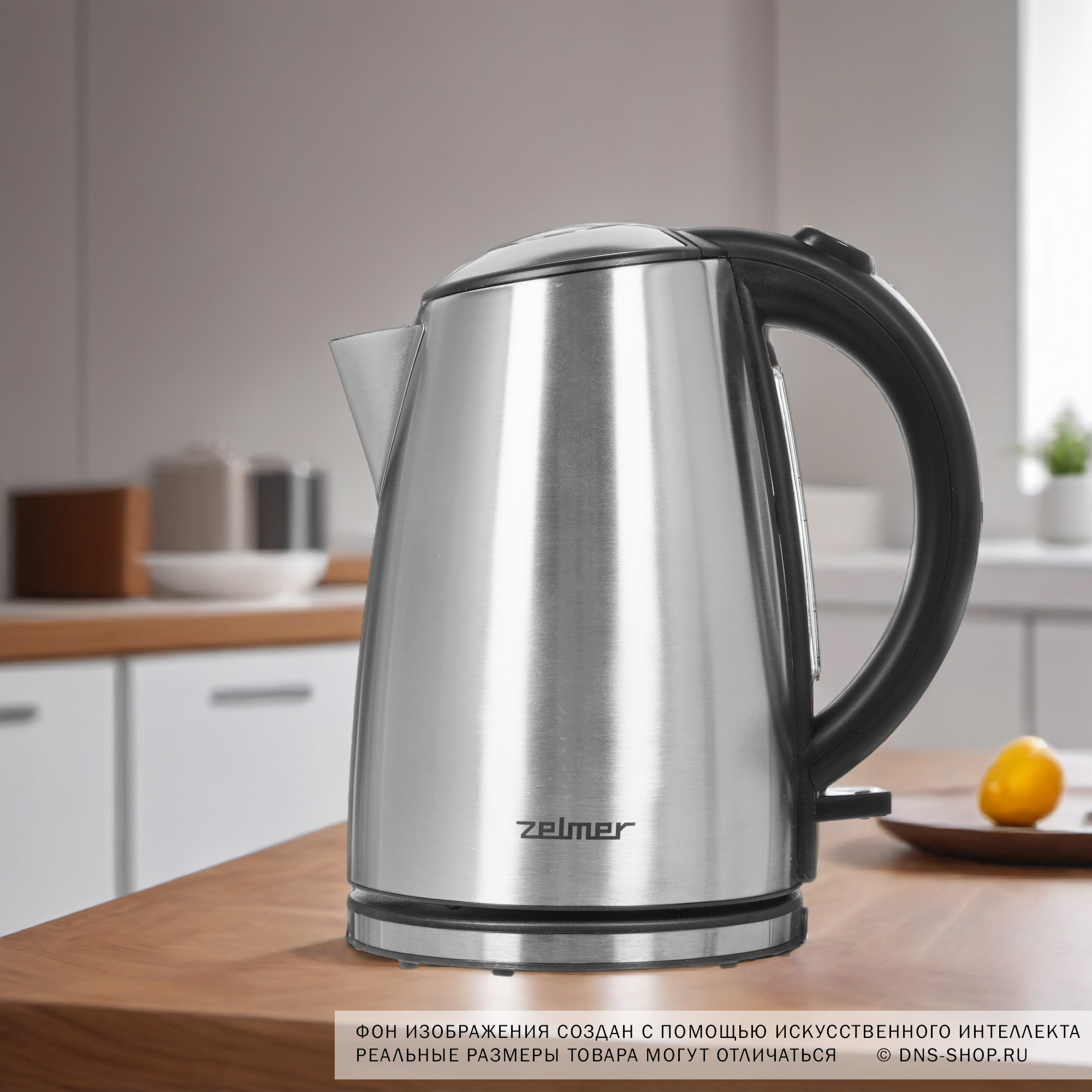 8196446 Электрочайник Zelmer ZCK1274 серебристый STDN-0079535 - Вид №6