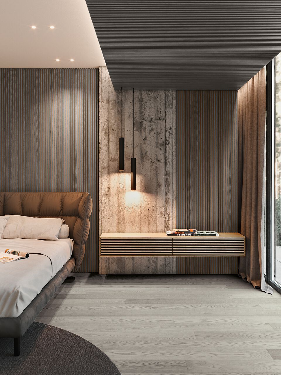 Облицовка / обшивка из предварительно сложенного дерева Corà PLISSÈ ARCH-00049848 - Вид №11