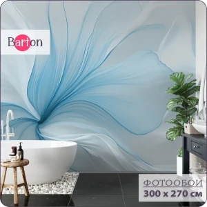 Фотообои флизелиновые Barton wall 3d Абстракция Цветы 300x270 см M24003-C