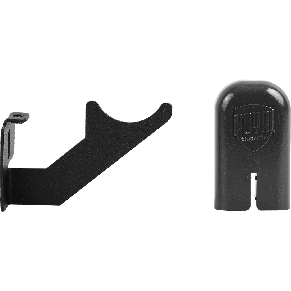 Комплект настенных регулируемых кронштейнов Royal Thermo D 100 цвет черный STLM-2025834 - Вид №6