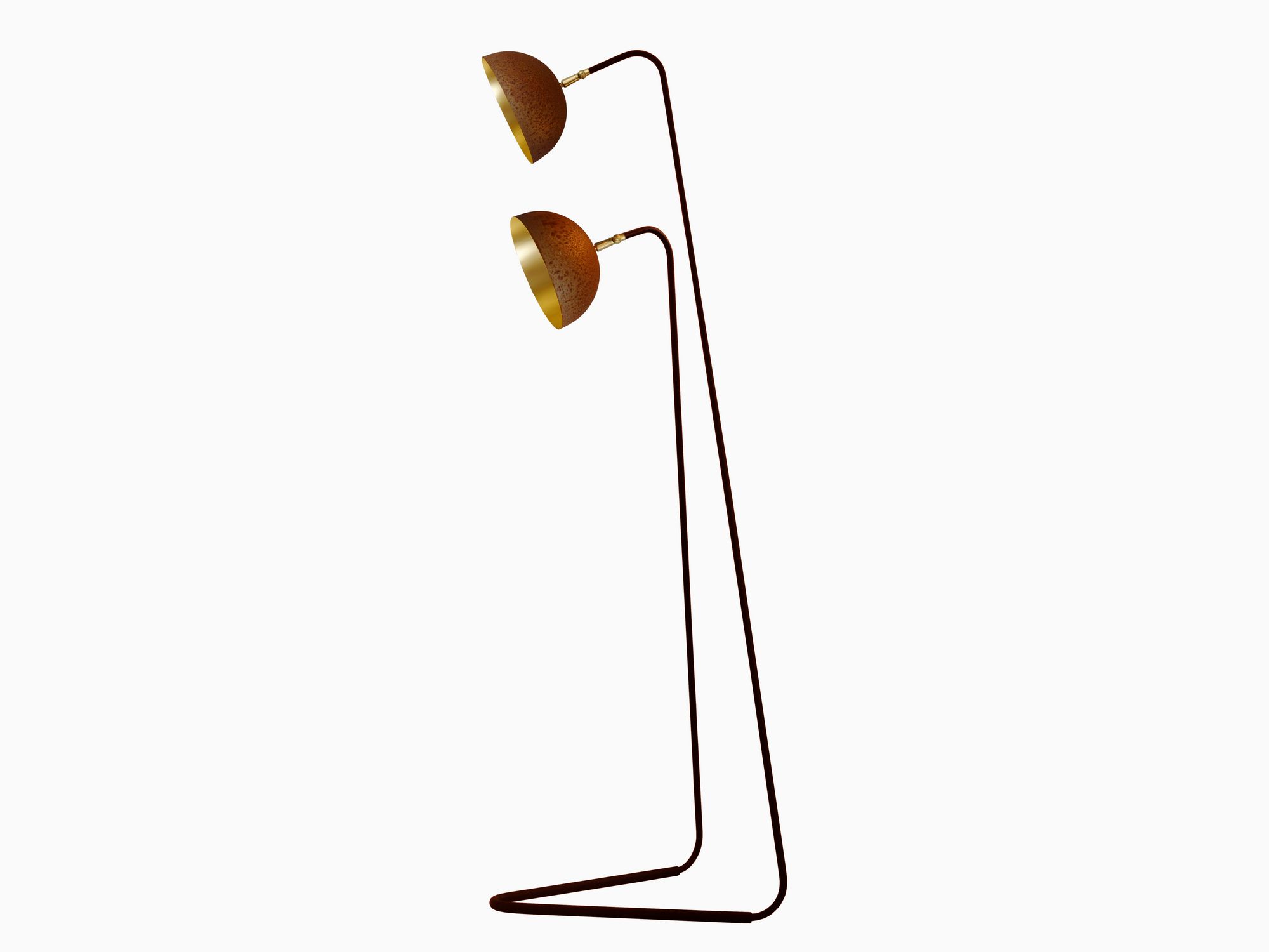 Торшер ручной работы с золотым листом Mammalampa The Queen ARCH-00022033