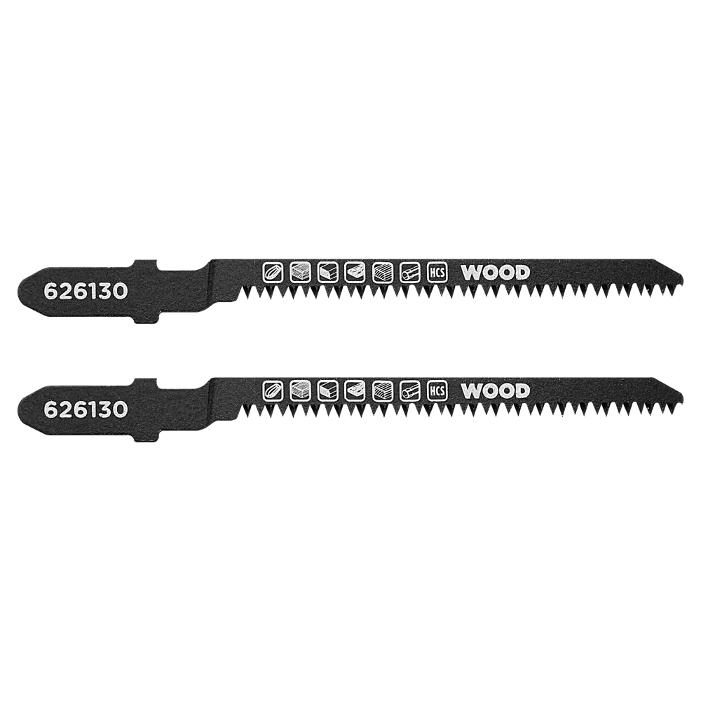 Пилка для электролобзика по дереву и пластику KWB 626130 чистый рез, 2 шт STLM-2139863