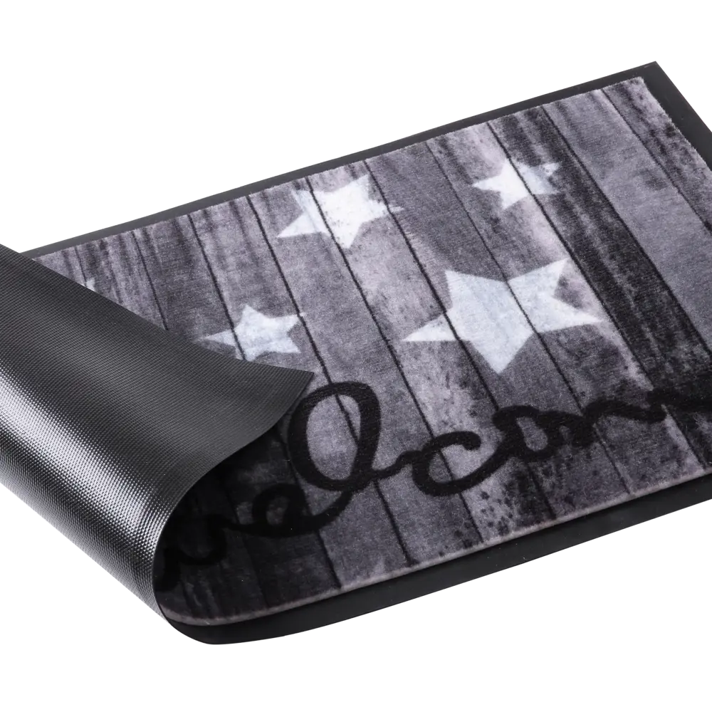 Коврик Inspire Welcome 45x75 см полиэстер на ПВХ цвет серый STLM-2120833 - Вид №2