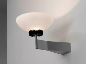 Martinelli Luce Настенный светильник из алюминия и стекла с диммером  1290/dim/l/1