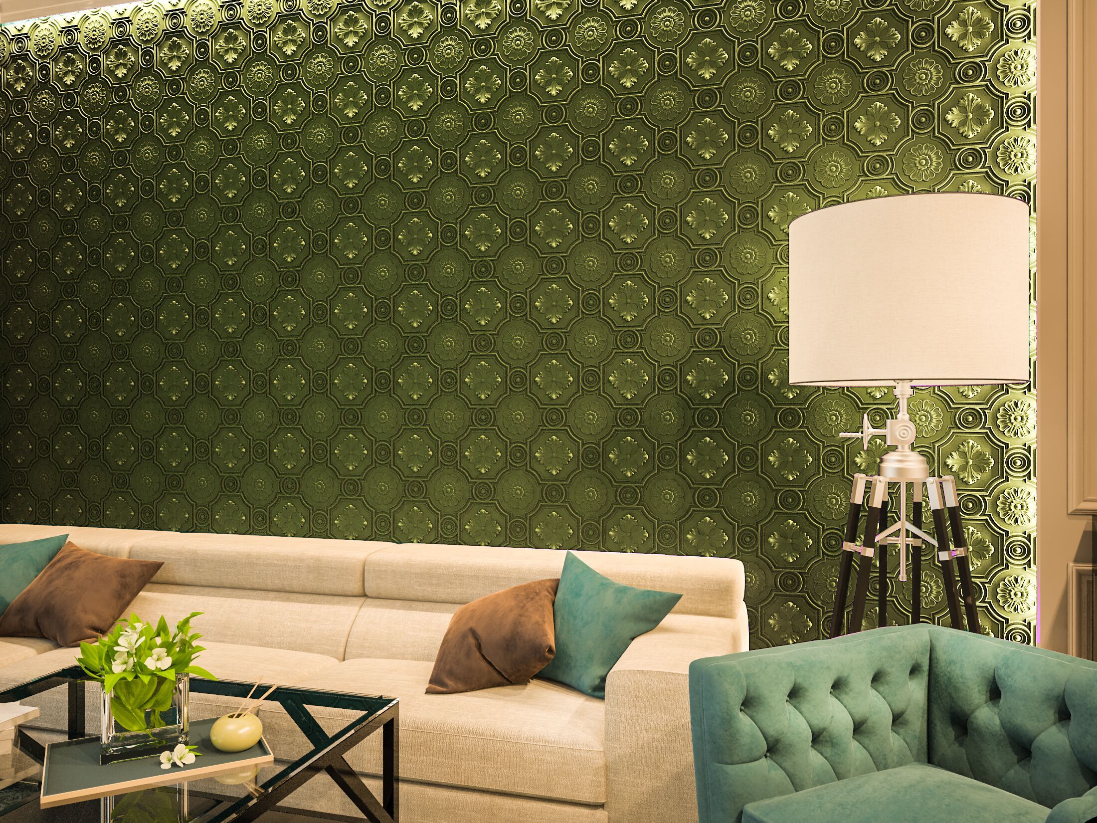 Трехмерное гипсовое покрытие WallDeco C-Classic ARCH-00025797