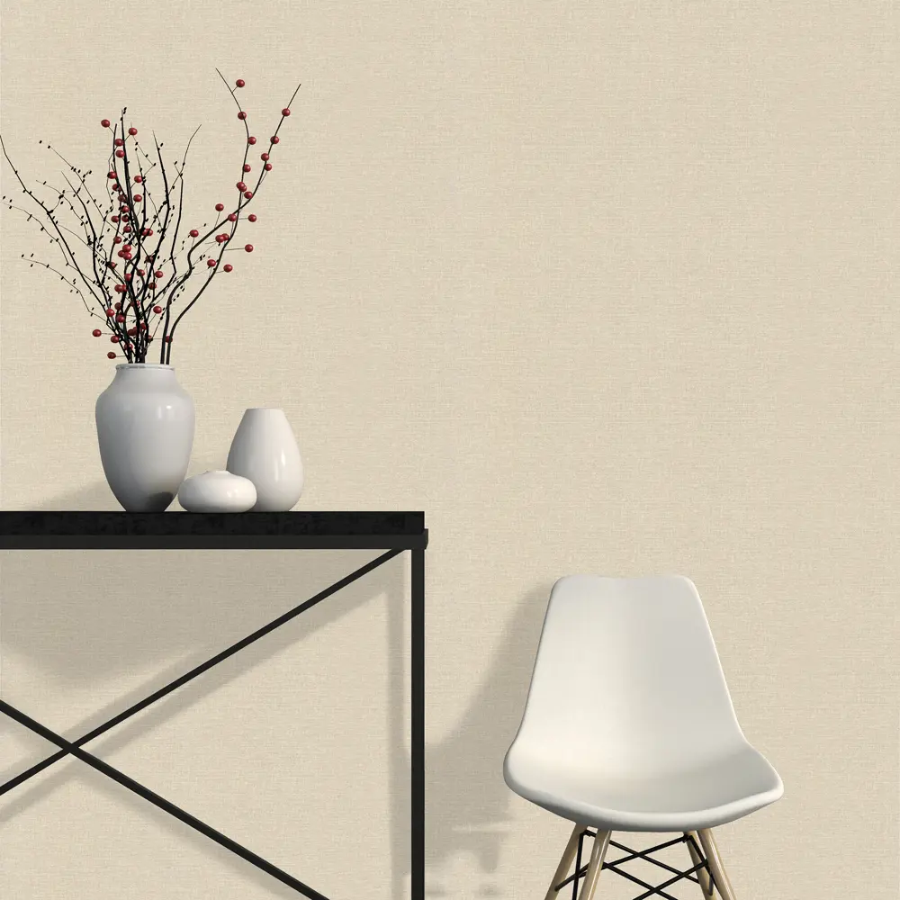 EURO DECOR Level: флизелиновые обои бежевые для элегантного интерьера 86549337 STLM-0069980 - Вид №2