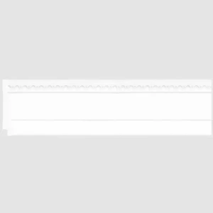 Плинтус напольный Cosca Белый мат B90(1)/W27, 2200x15x90 мм