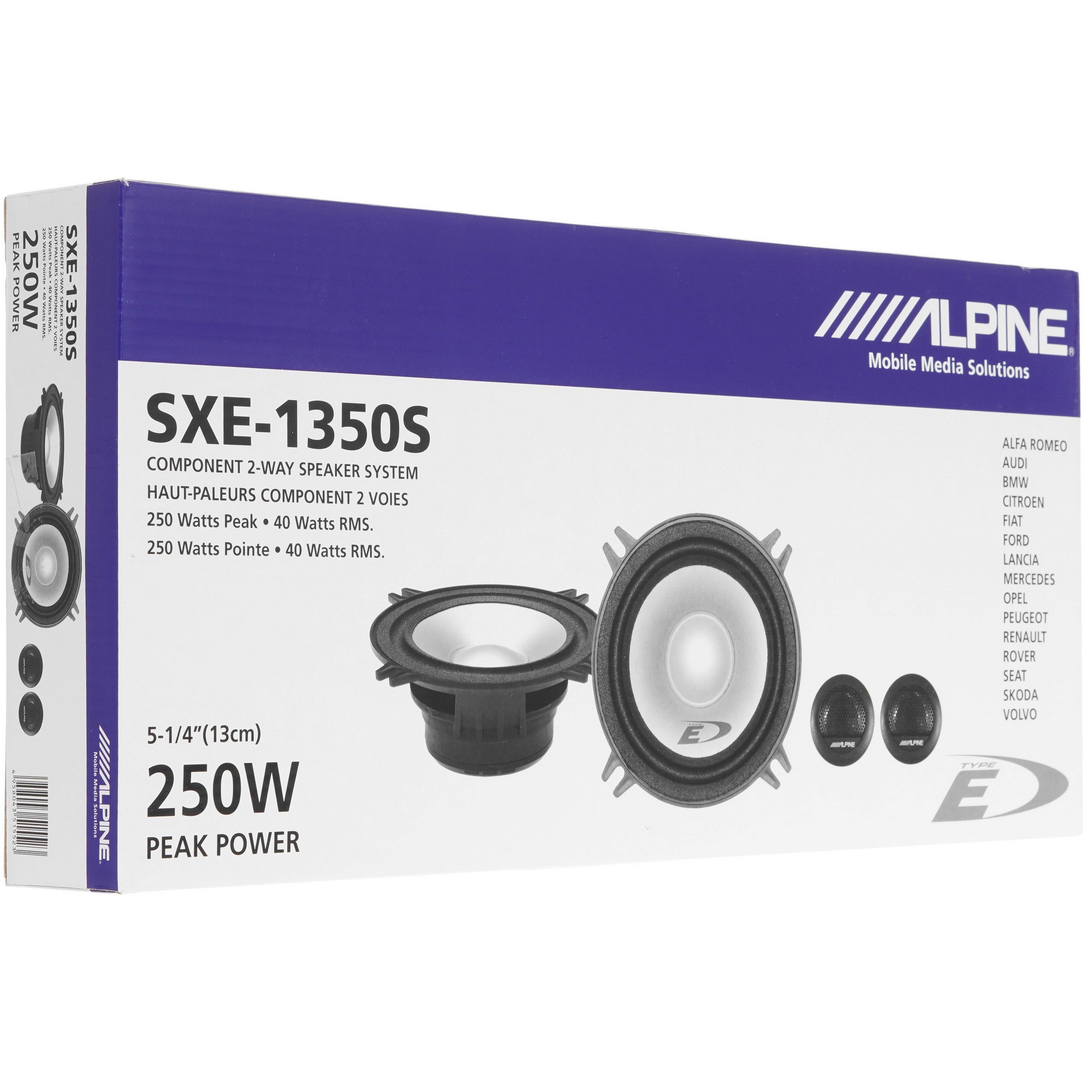 6602505 Компонентная акустическая система Alpine SXE-1350S STDN-0140268 - Вид №6