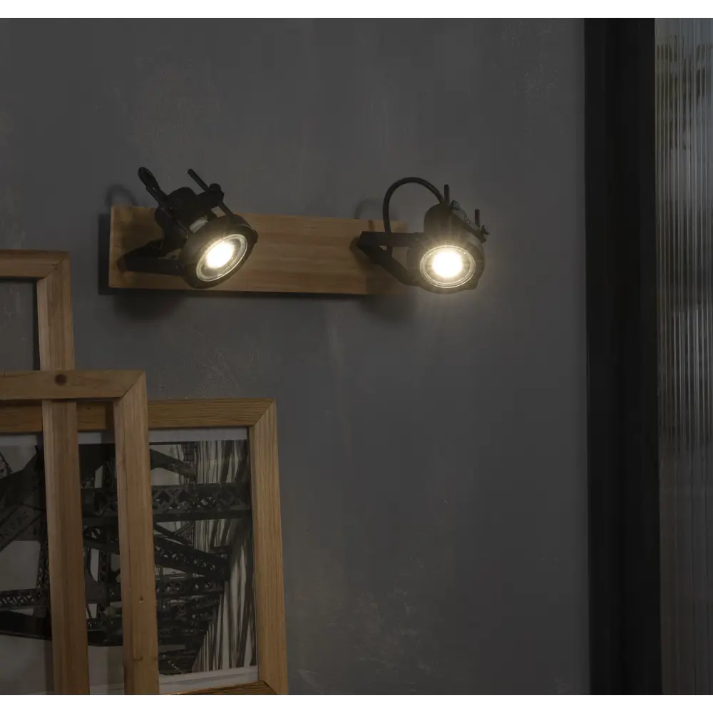 INSPIRE Technic - регулируемый настенный спот с деревянными элементами 83618151 STLM-0042889 - Вид №5