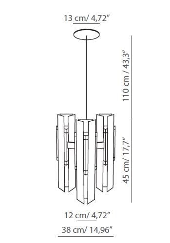 Латунный подвесной светильник Tooy Экскалибур ARCH-00046576 - Вид №4