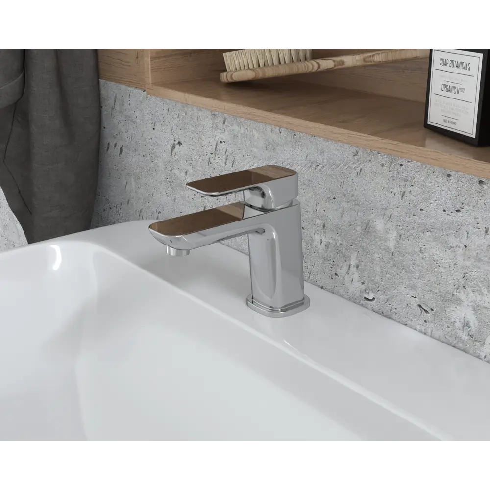 Смеситель для раковины Paini Nove 09CR205LMKM однорычажный цвет хром STLM-2134377 - Вид №4