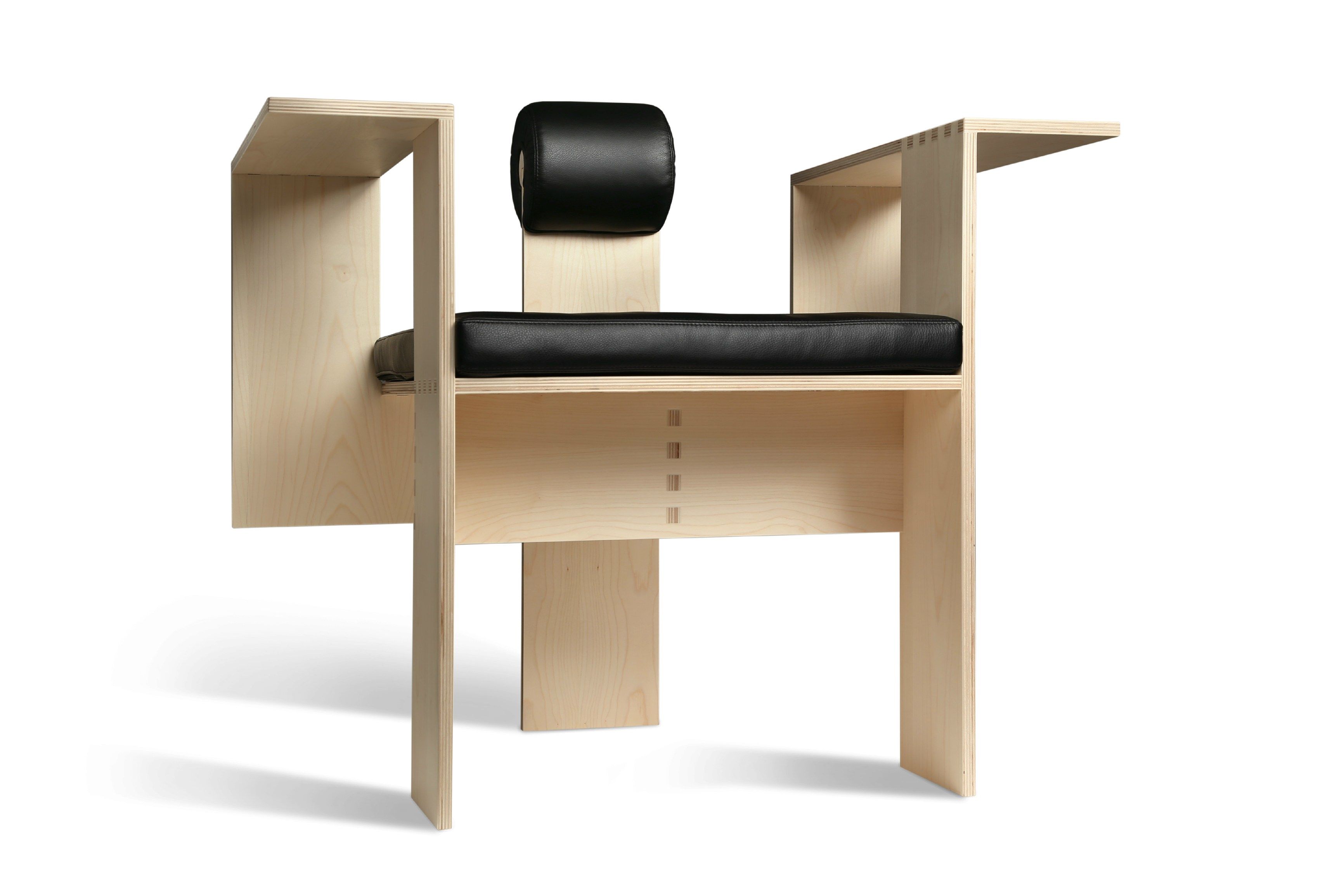 Кленовое кресло с подлокотниками Morelato современный ARCH-00028140 - Вид №2