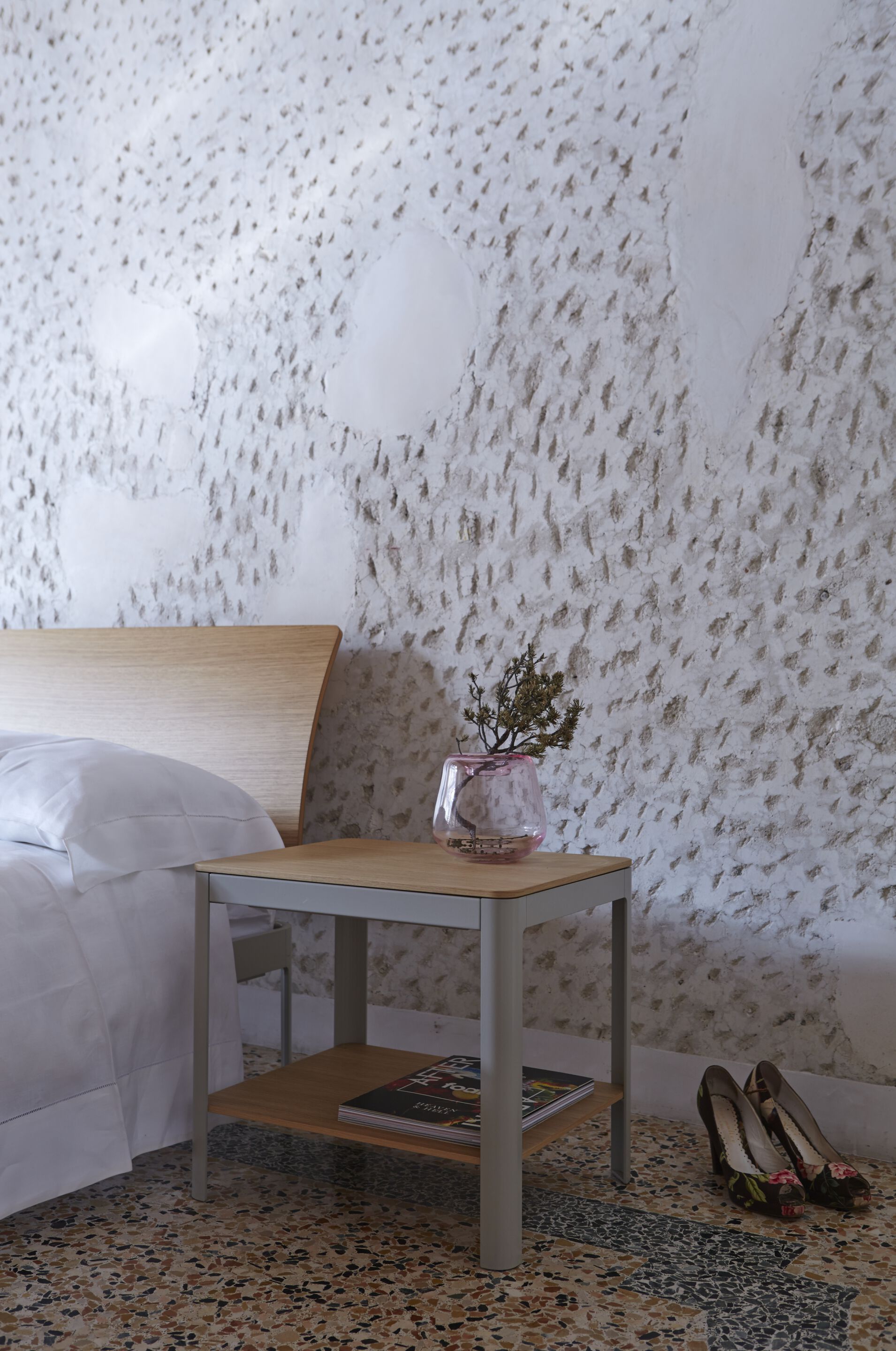 Металлическая прикроватная тумбочка с ящиком isOnAir Bertoncini ARCH-00117701 - Вид №2