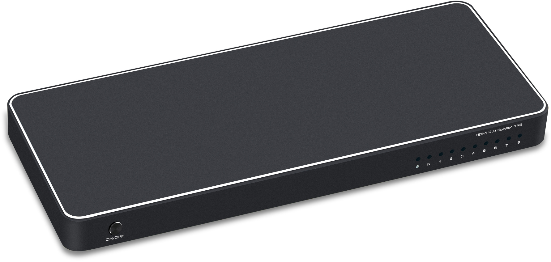 GL-v108K разветвитель v2.0 hdmi 1на 8 выходов, 4kx2k 60hz hdcp 2.2 серия greenline Greenconnect Santreyd 